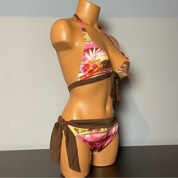 Nwt Surfside 2-piece Bikini Halter Top & Hipster Pant (SW27) - Picture 7 of 7